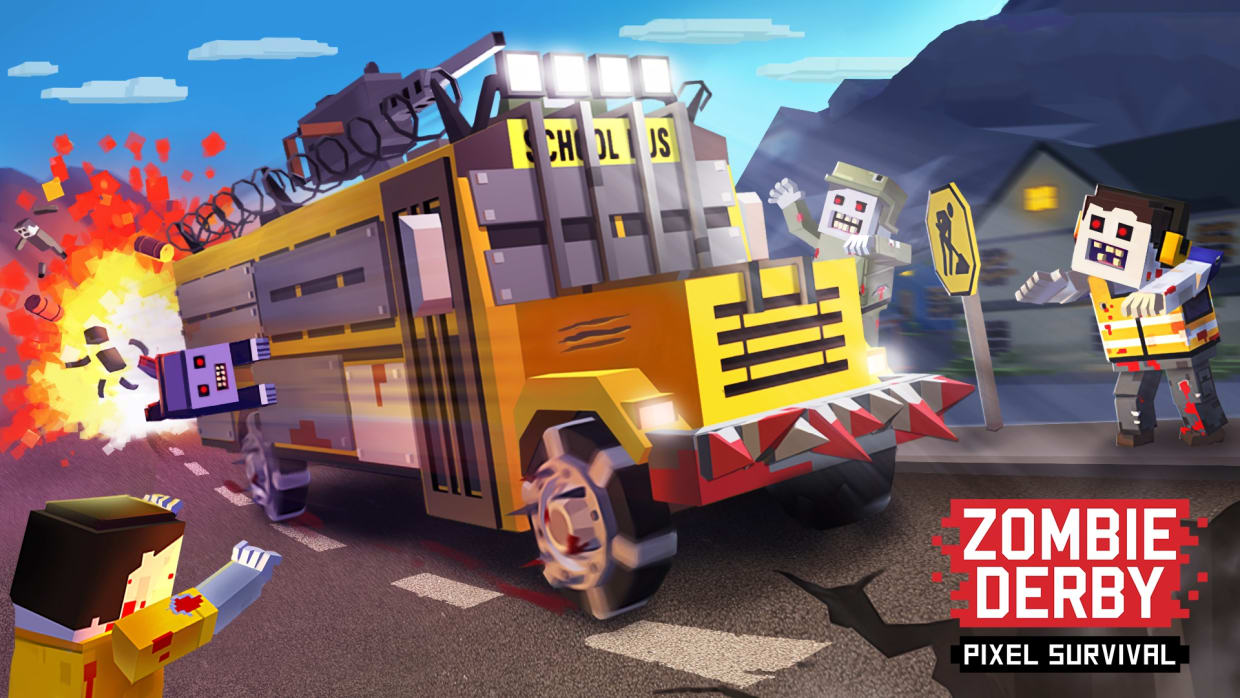 Zombie Derby: Pixel Survival 1