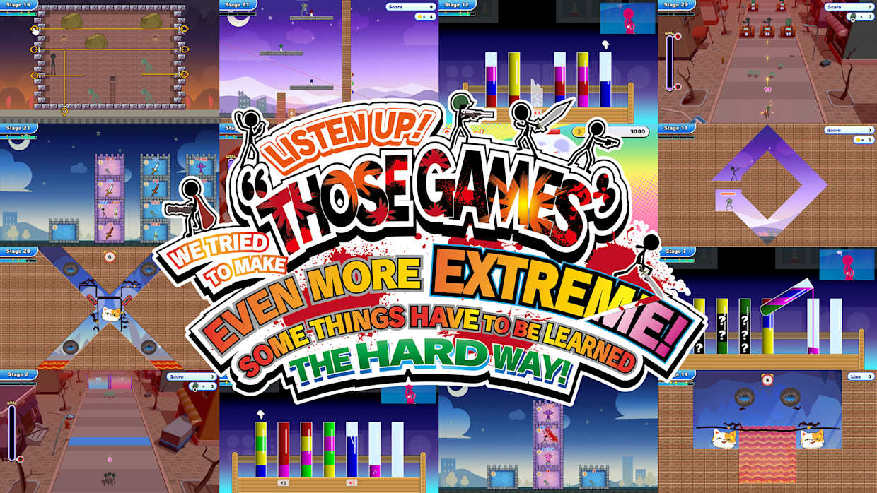LISTEN UP! WE TRIED TO MAKE “THOSE GAMES” EVEN MORE EXTREME! SOME THINGS HAVE TO BE LEARNED THE HARD WAY! 1