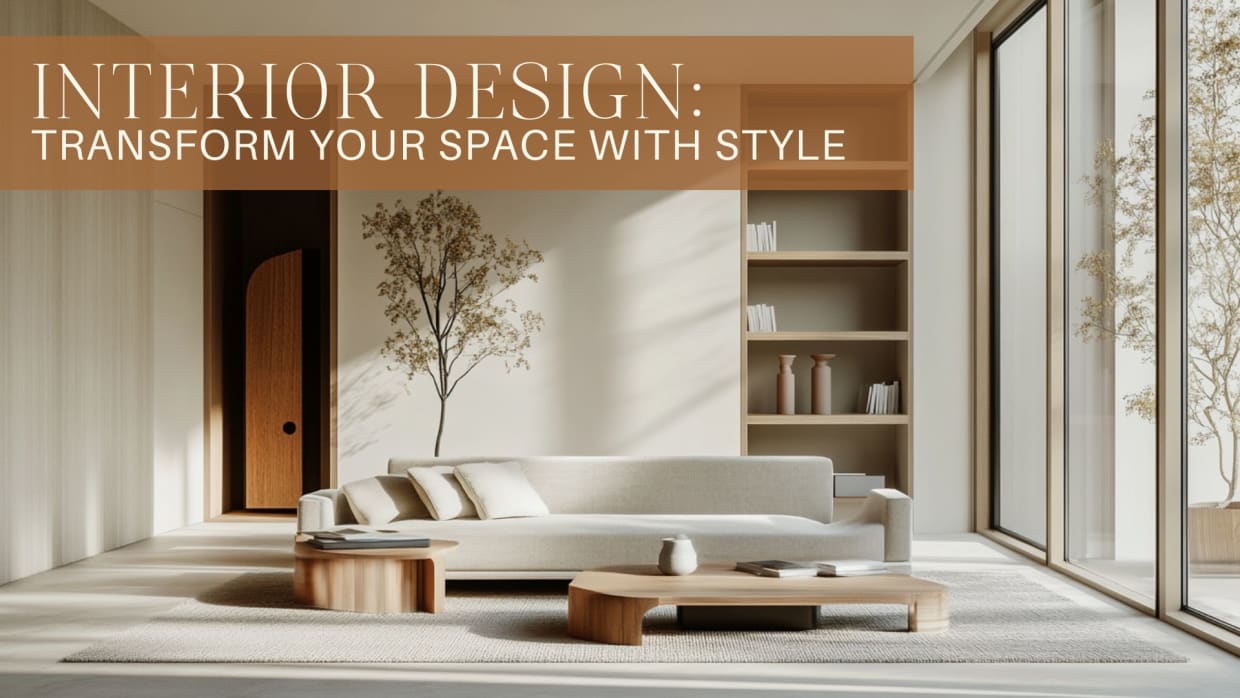 Interior design: Transform your space with style 1