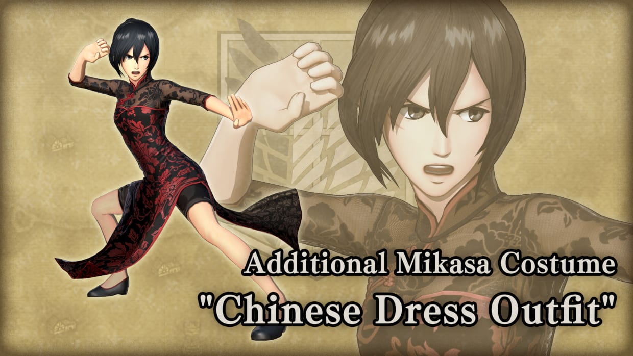 Roupa adicional para Mikasa, Chinese Dress 1