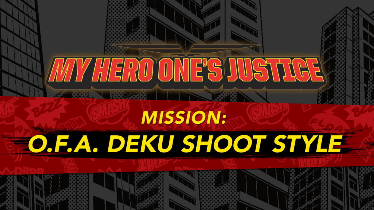 Misión de MY HERO ONE'S JUSTICE: O.F.A. Deku Estilo Disparo 1