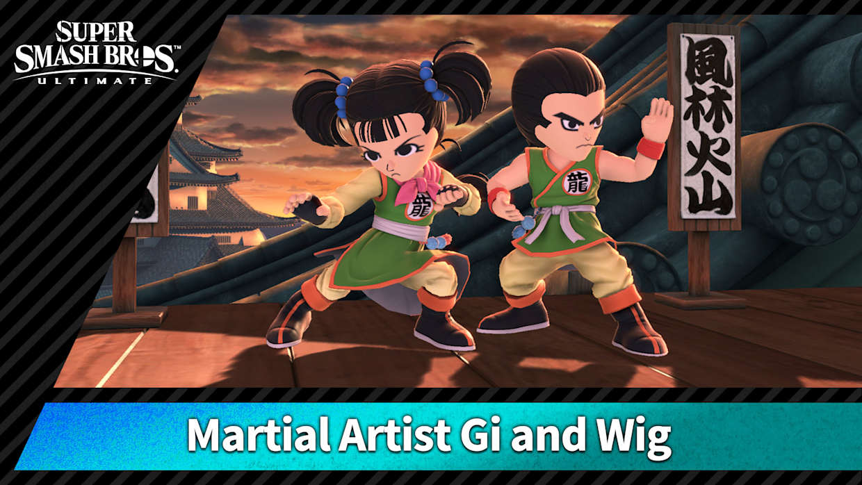 【Costume】Martial Artist Gi and Wig 1