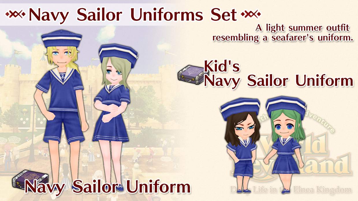 Navy Sailor Uniforms Set 1