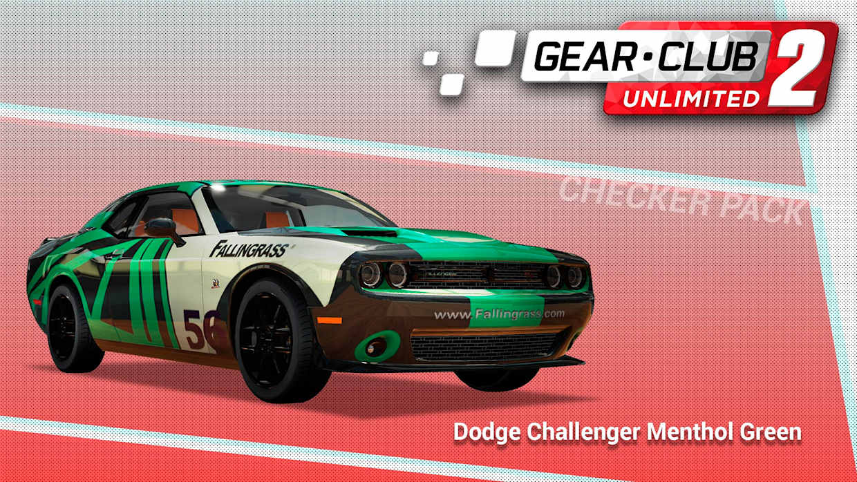 Dodge Challenger Menthol Green - Gear.Club Unlimited 2 1