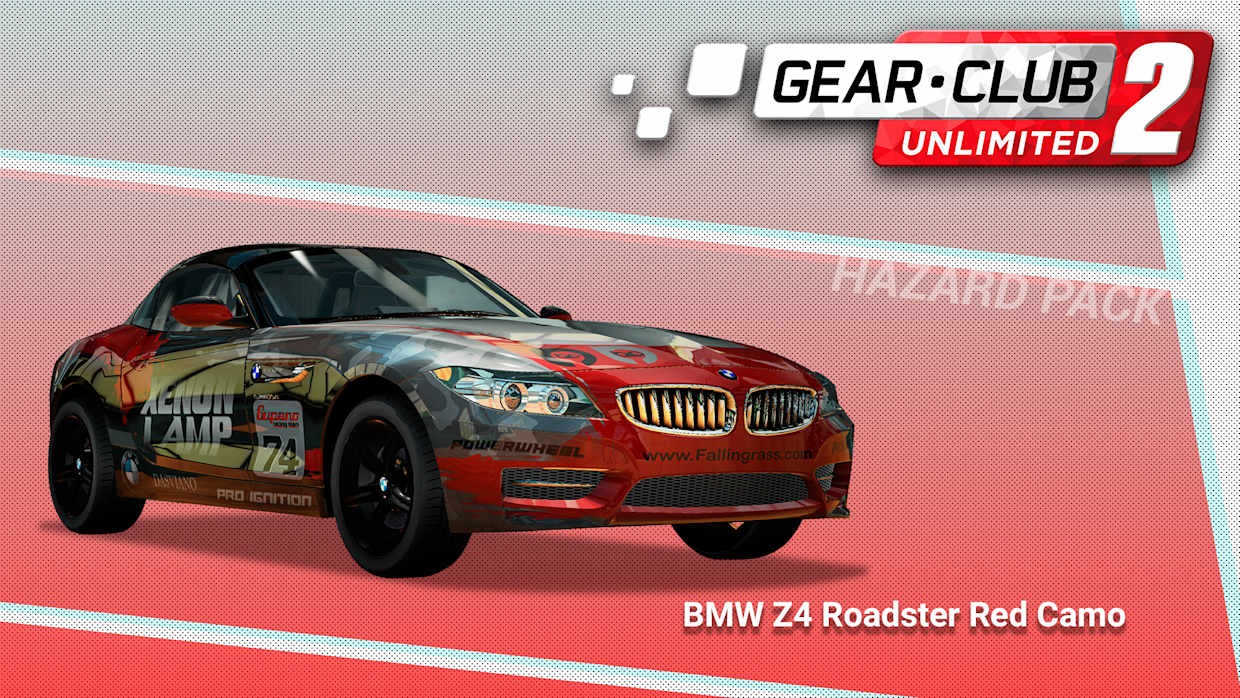 BMW Z4 Rodster Red Camo - Gear.Club Unlimited 2 1