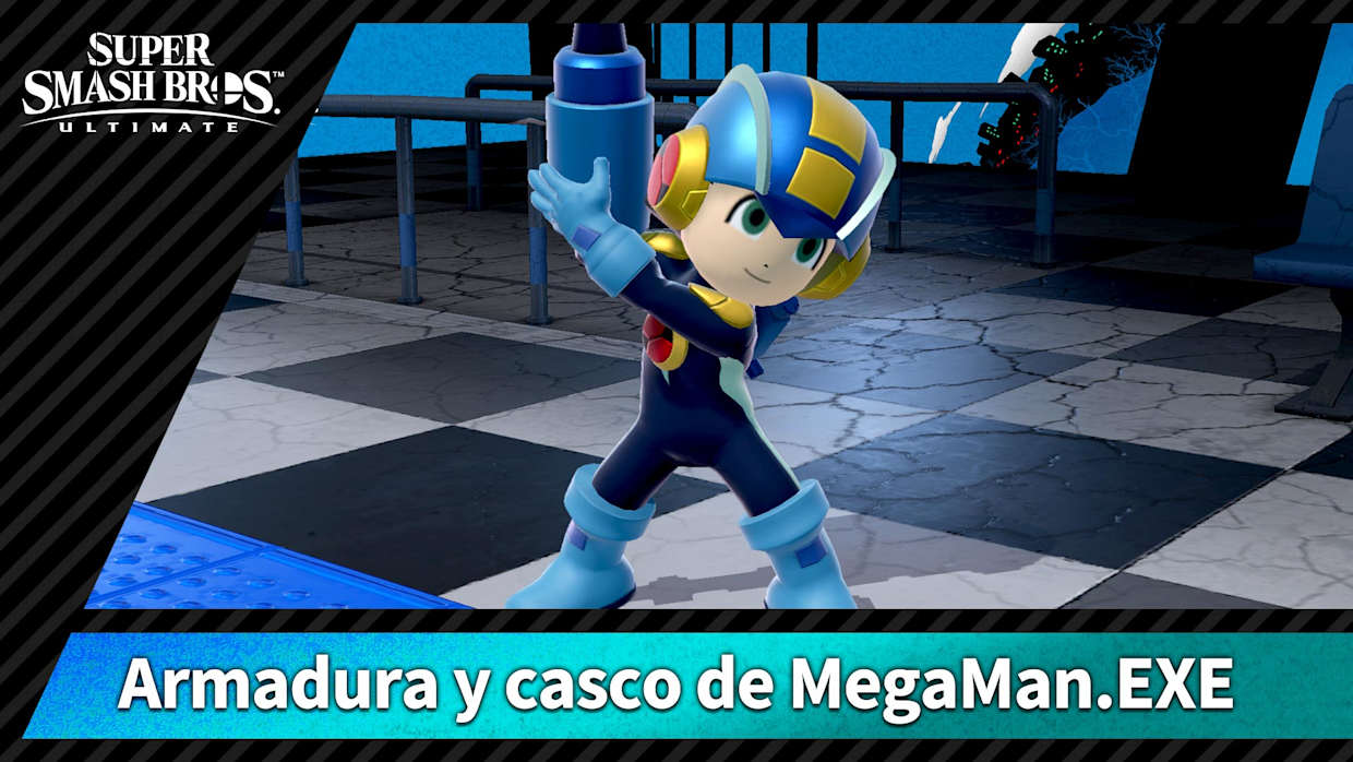 【Disfraz】Armadura y casco de MegaMan.EXE 1