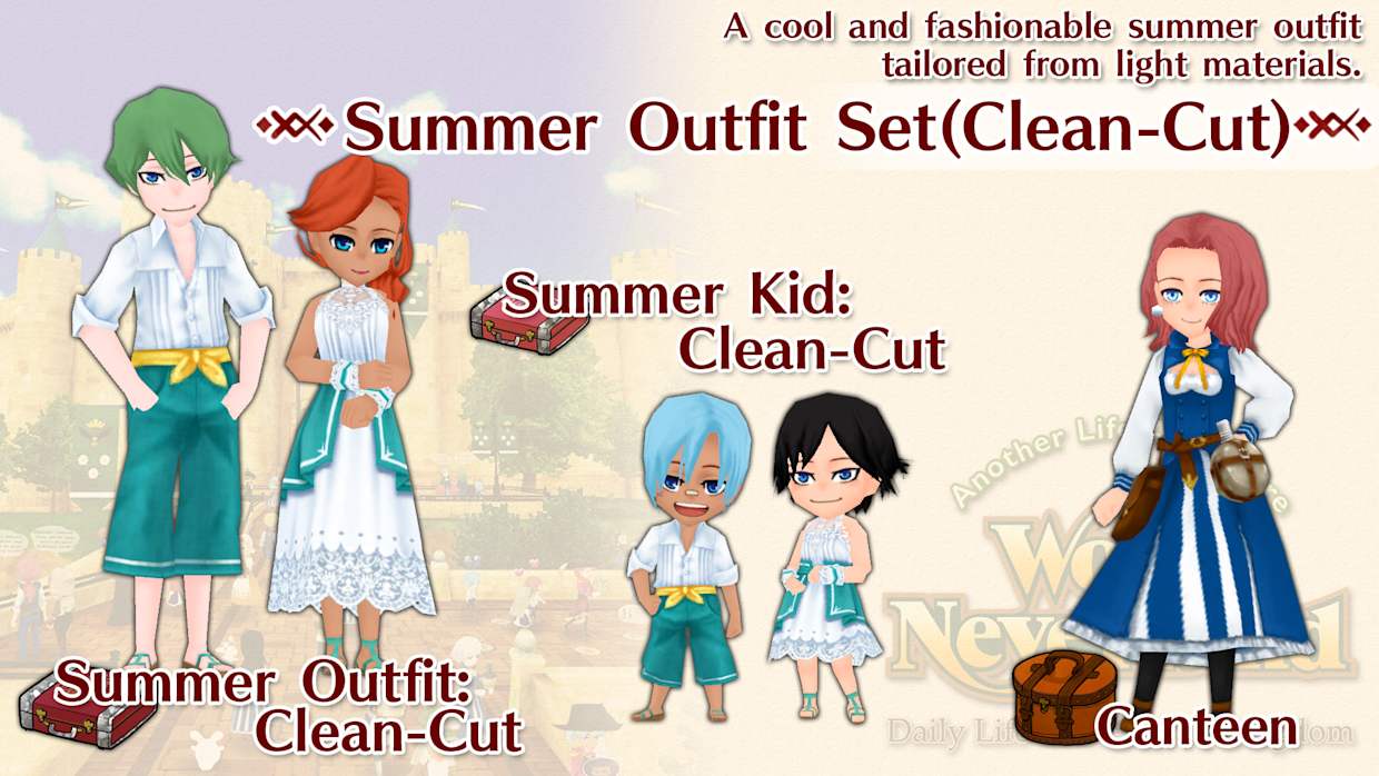 Summer Outfit Set(Clean-Cut) 1
