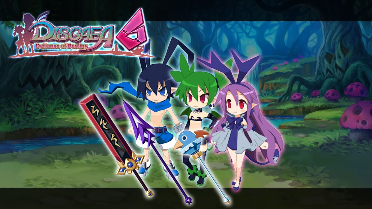 Disgaea 6 Laharl, Etna, and Flonne Color & Equipment Set 1