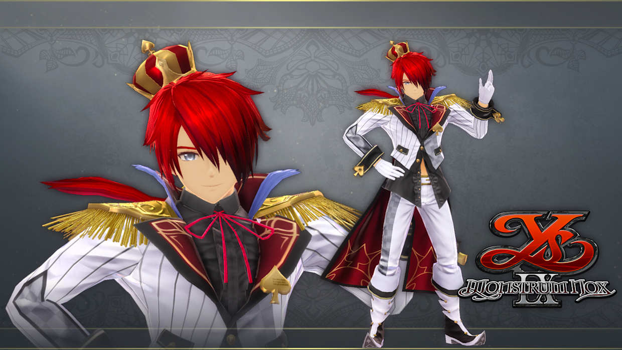 Ys IX: Monstrum Nox Crimson King's "Monstrum Troupe" Costume 1