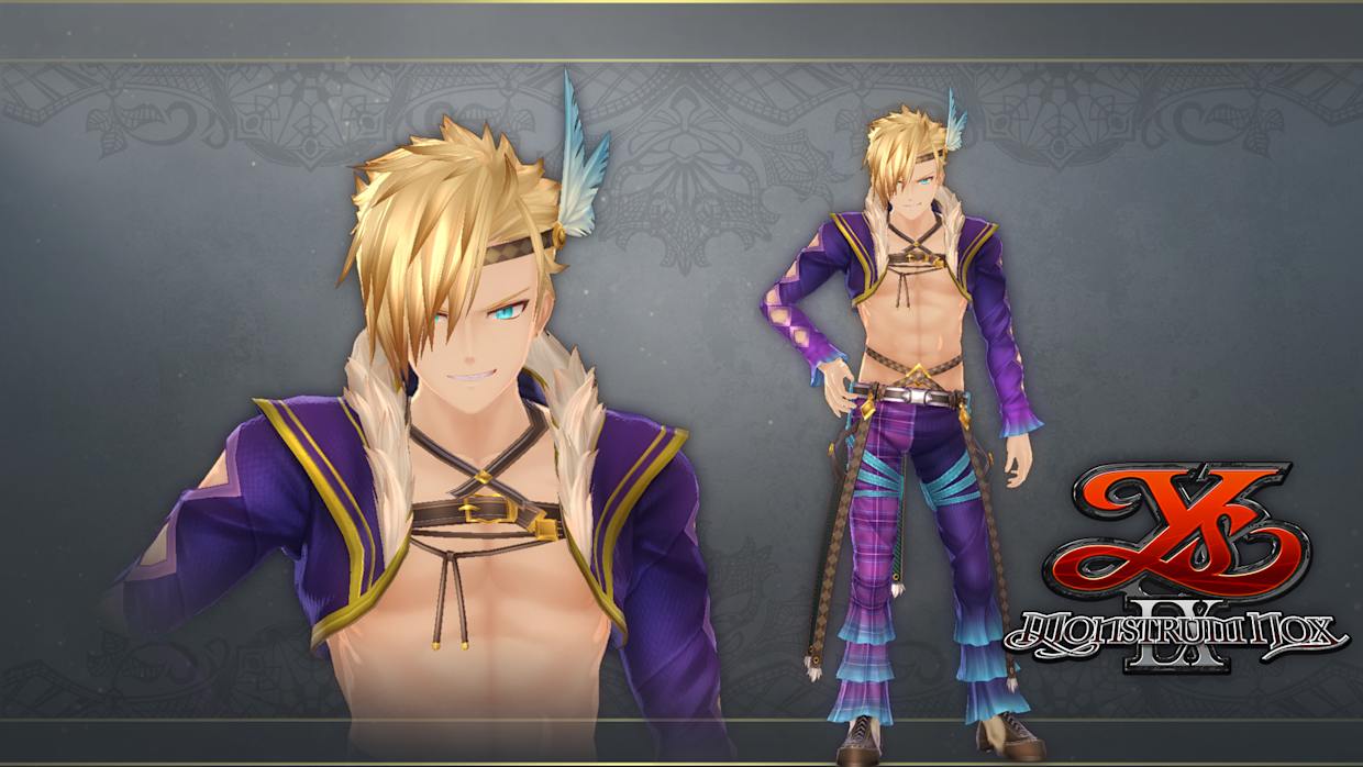 Ys IX: Monstrum Nox Hawk's "Monstrum Troupe" Costume 1