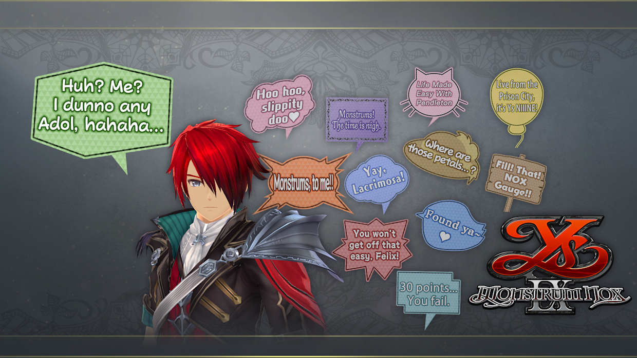 Ys IX: Monstrum Nox Monstrum Musings Set 1