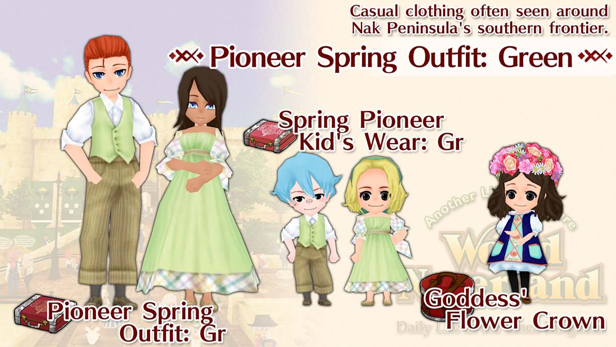 Pioneer Spring Outfit Set(Green) 1