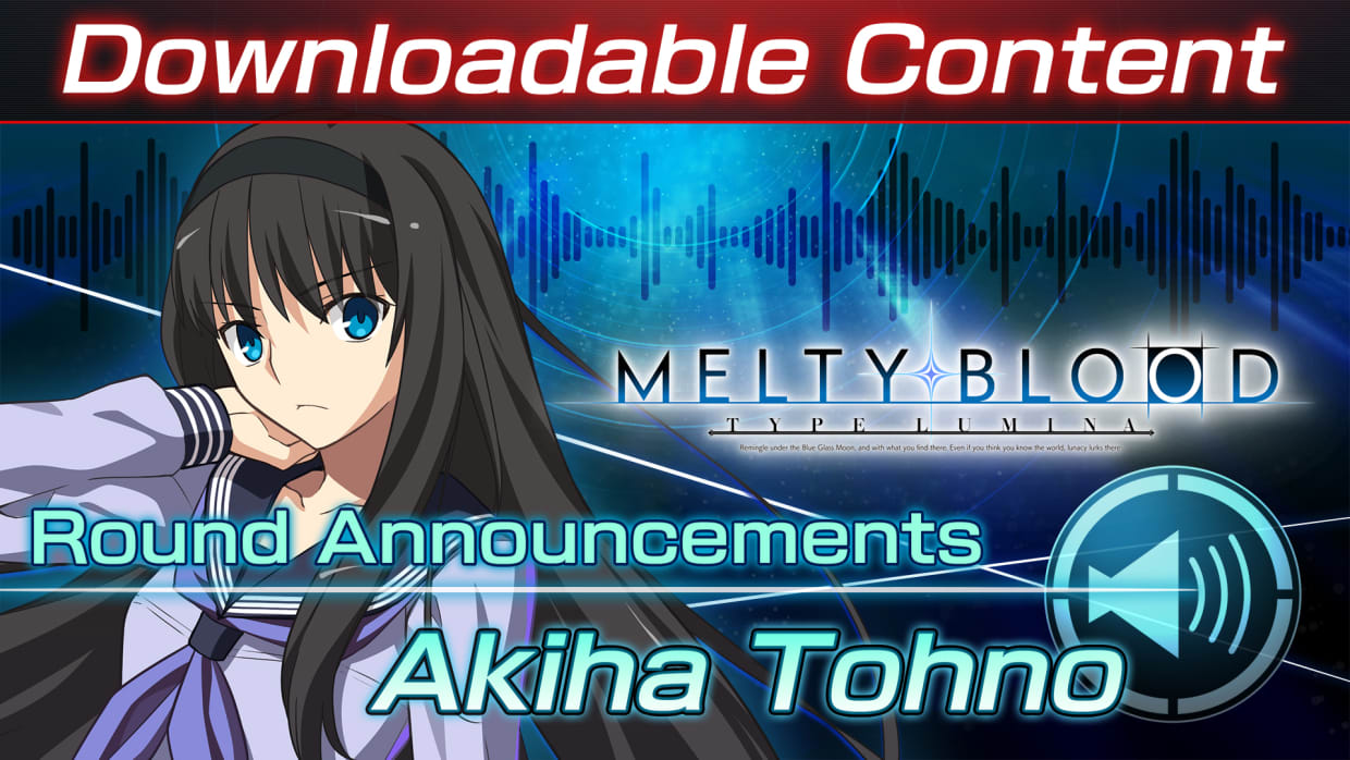 Conteúdo adicional "Voz de anúncio do round: Akiha Tohno" 1