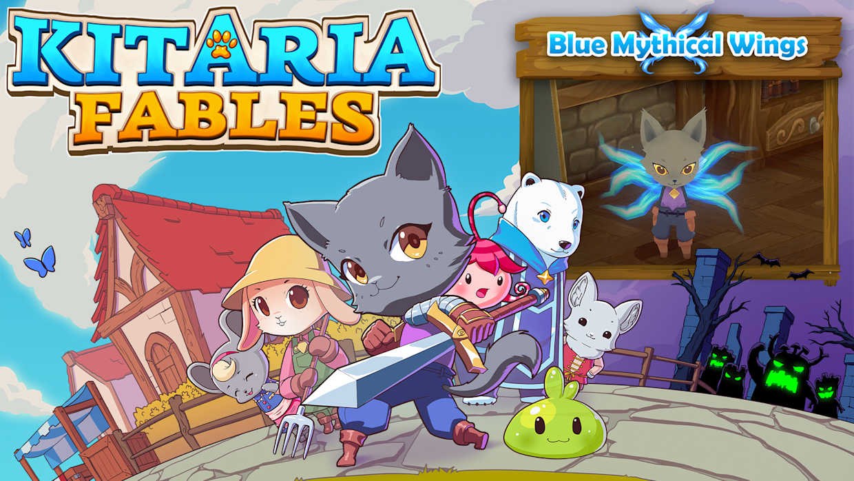 Blue Mythical Wings 1