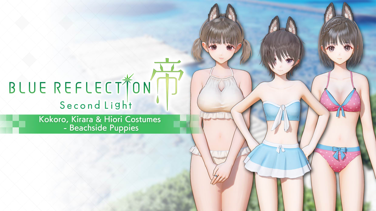 Kokoro, Kirara & Hiori Costumes - Beachside Puppies 1