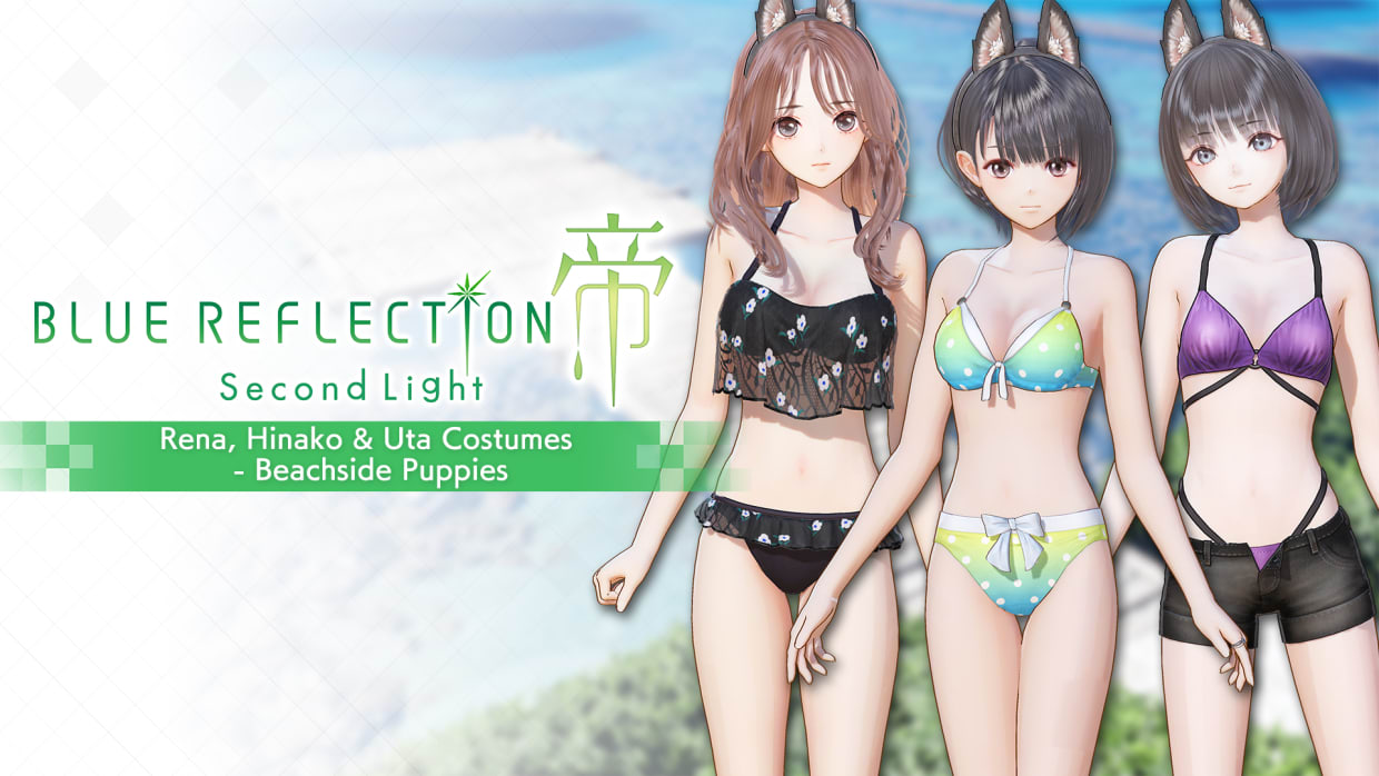 Rena, Hinako & Uta Costumes - Beachside Puppies 1