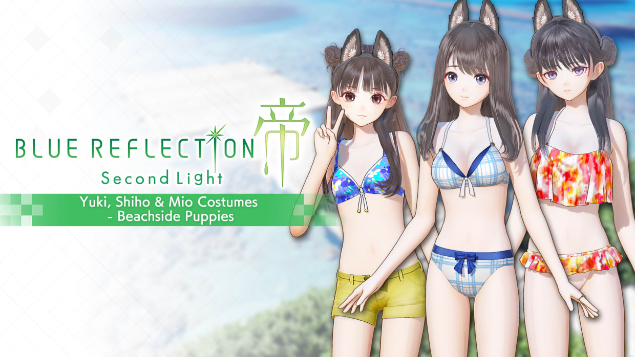 Yuki, Shiho & Mio Costumes - Beachside Puppies 1