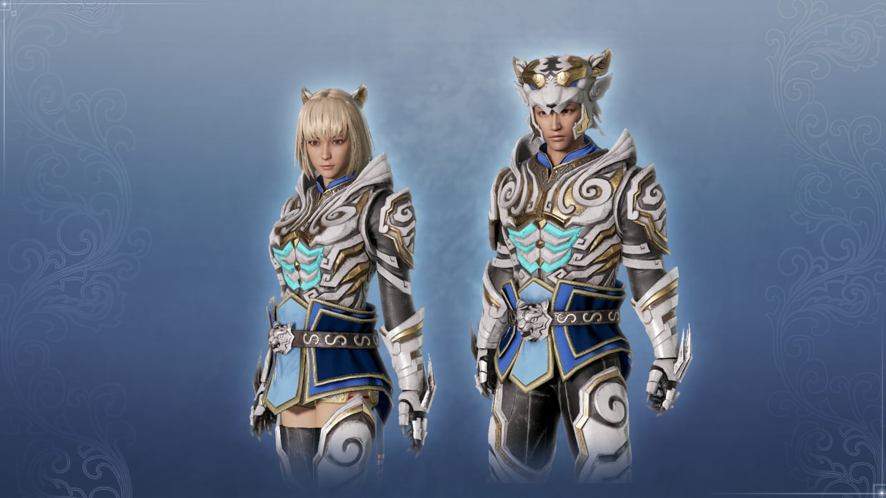Unisex Custom White Tiger Armor Set 1
