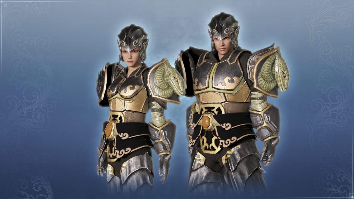 Unisex Custom Black Tortoise Armor Set 1