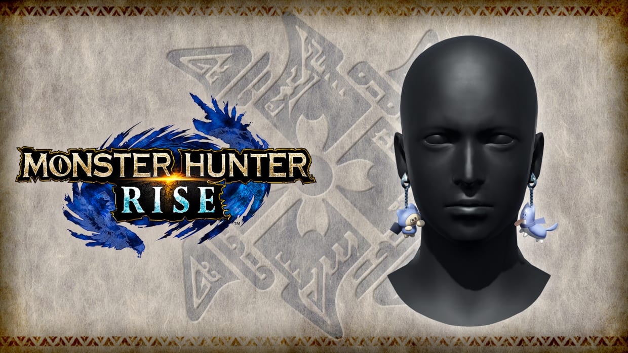 "Woofpurr Earrings" Hunter layered armor piece 1