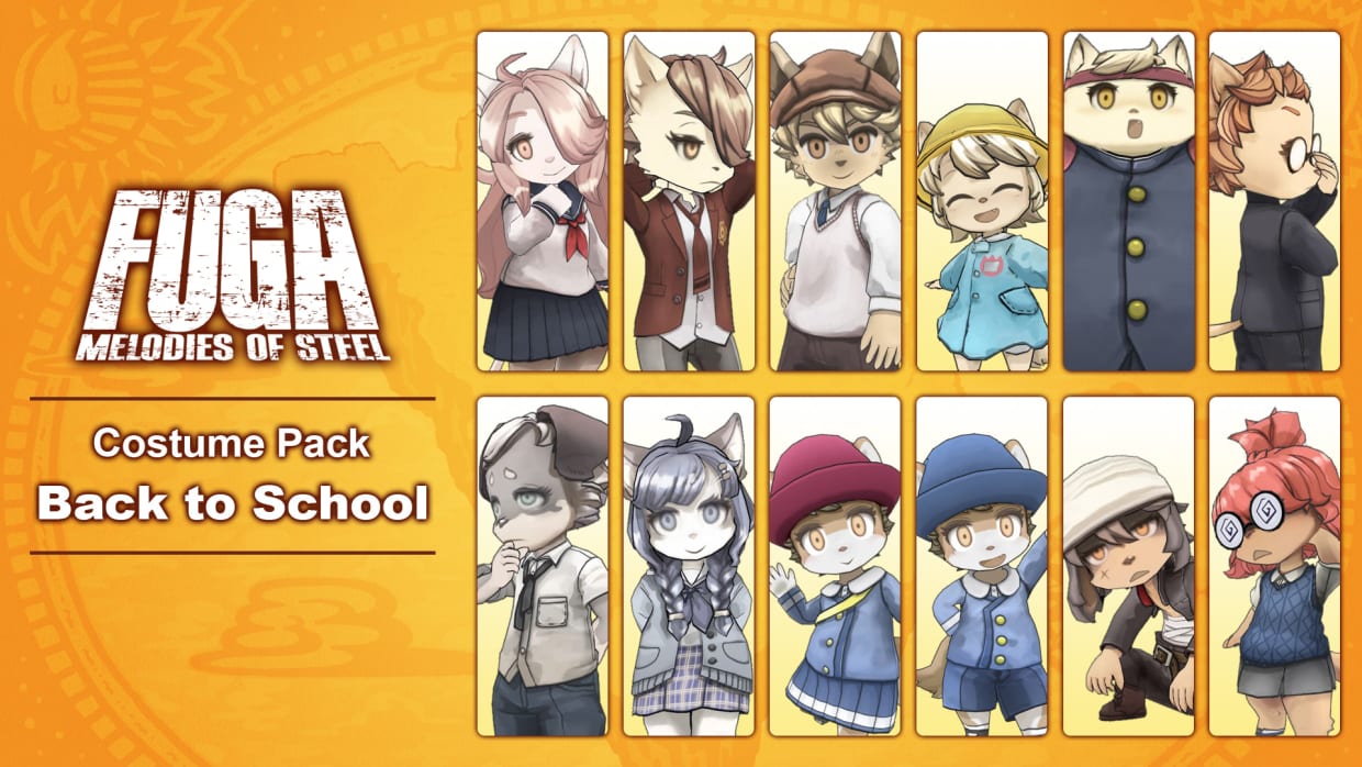 Fuga: Melodies of Steel - Back to School Costume Pack 1
