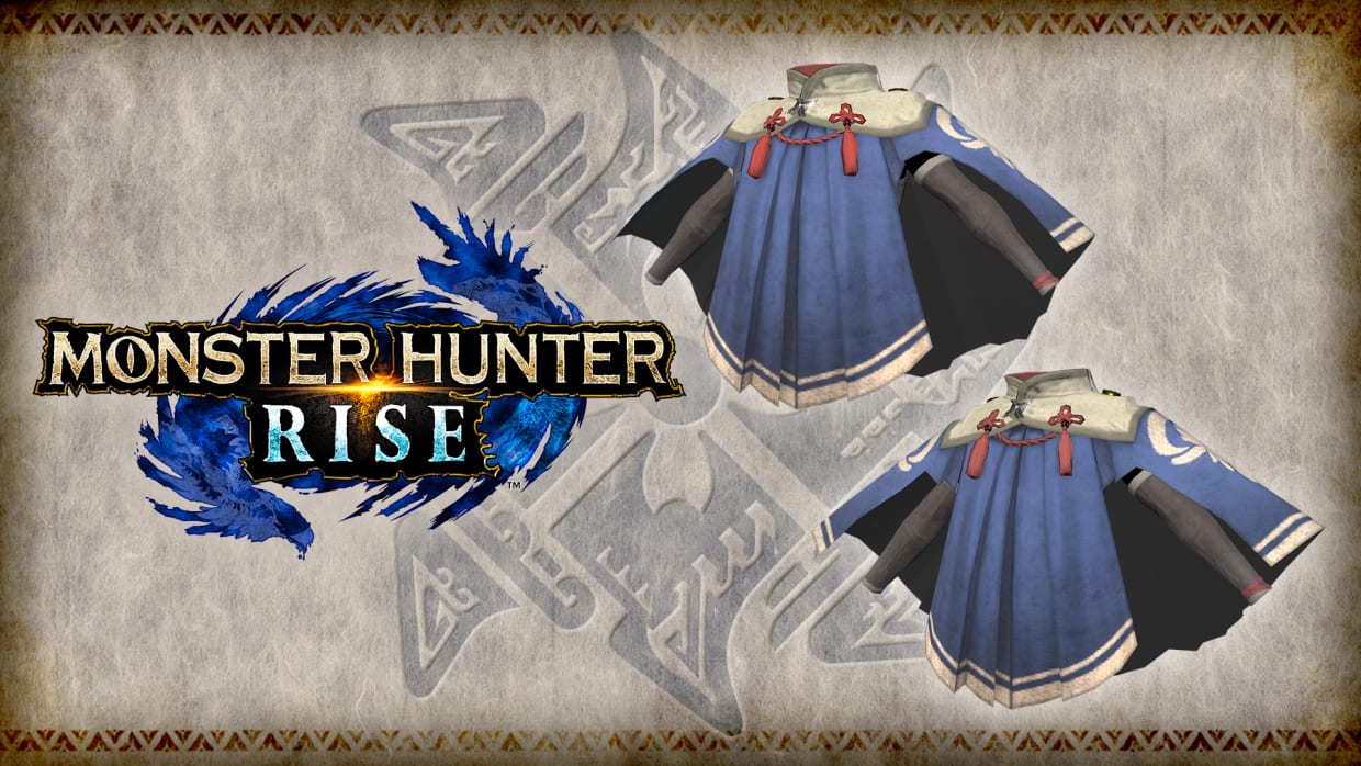 "Kamura Cloak Garb" Hunter layered armor piece 1