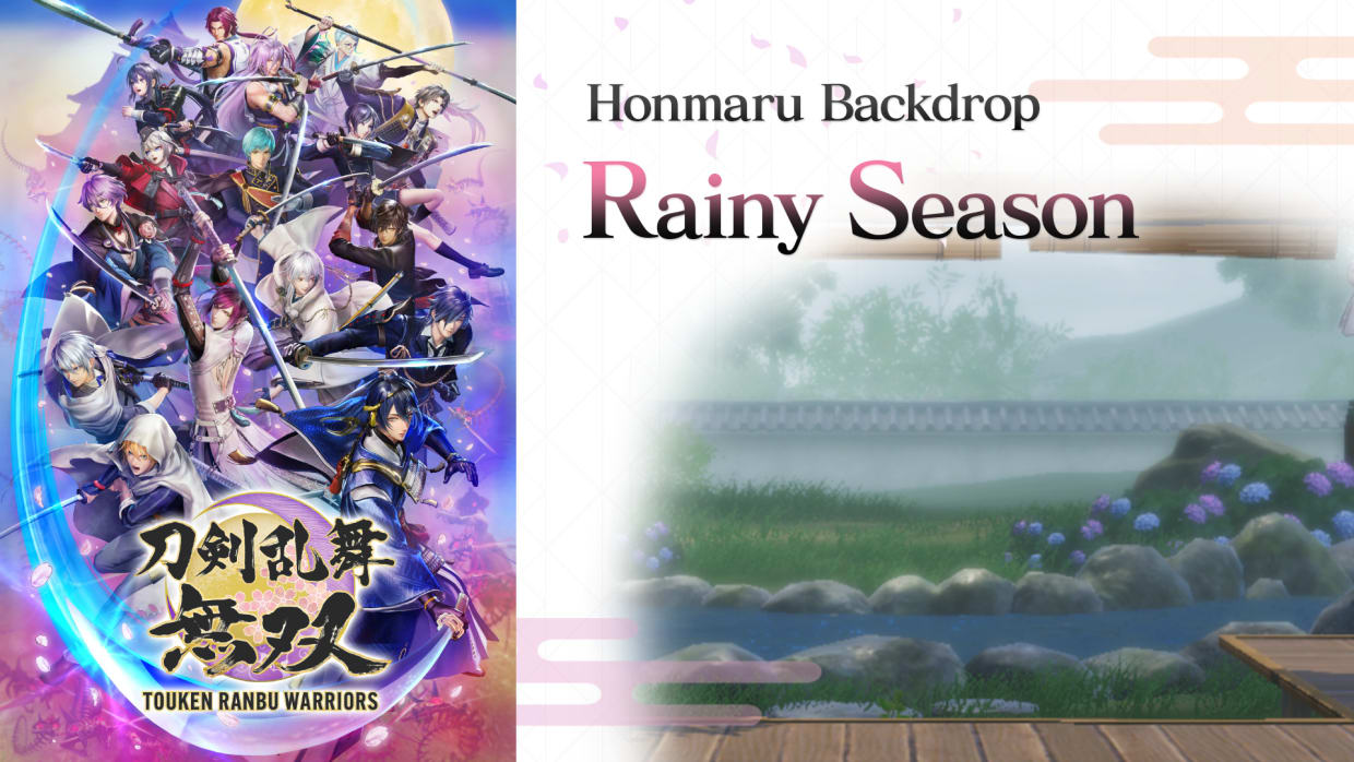 Honmaru Backdrop "Rainy Season" 1