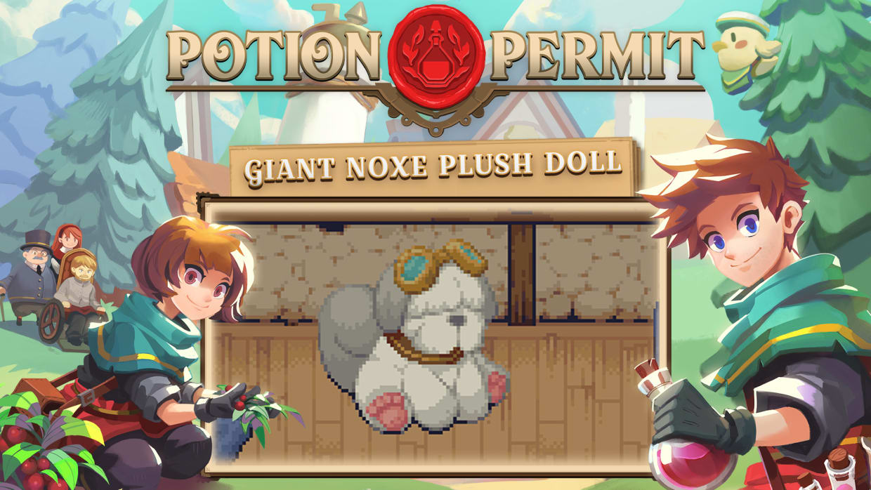 Potion Permit - Giant Noxe Plush Doll 1