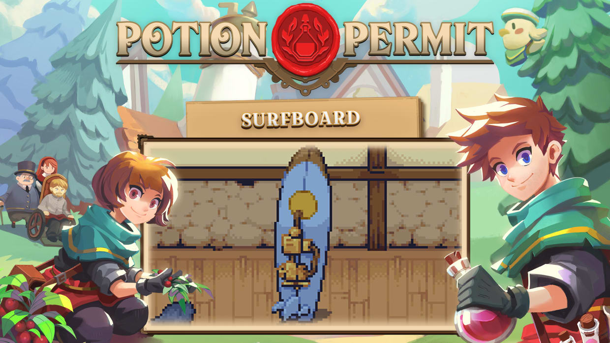 Potion Permit - Surfboard 1