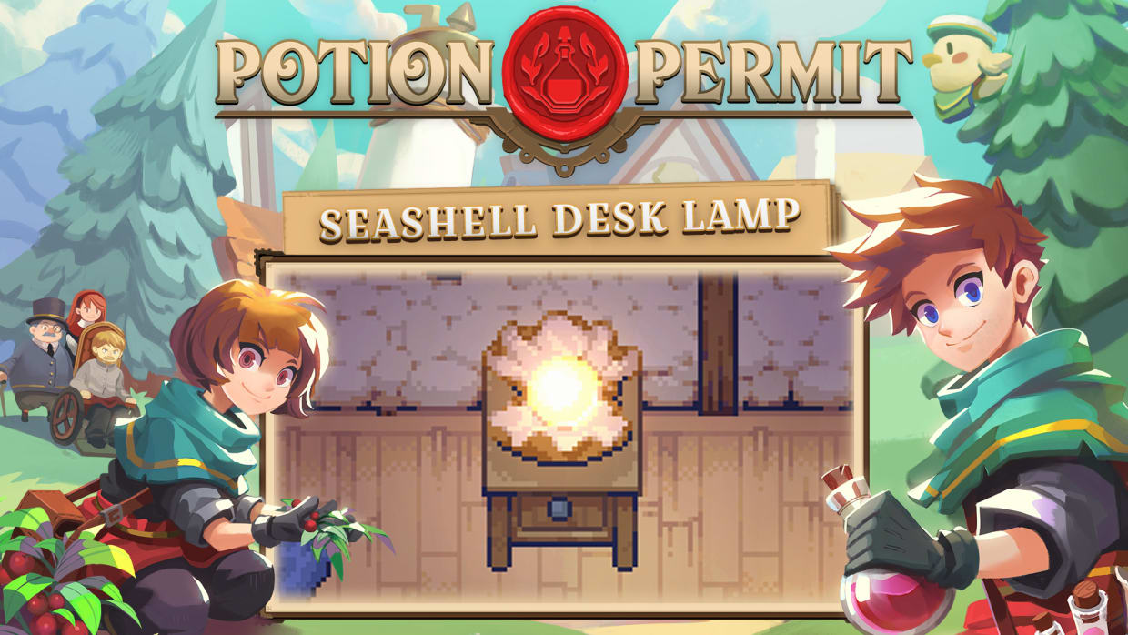 Potion Permit - Seashell Lighting - Desk Lamp 1
