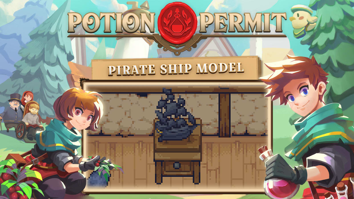 Potion Permit - Pirate Ship Model 1