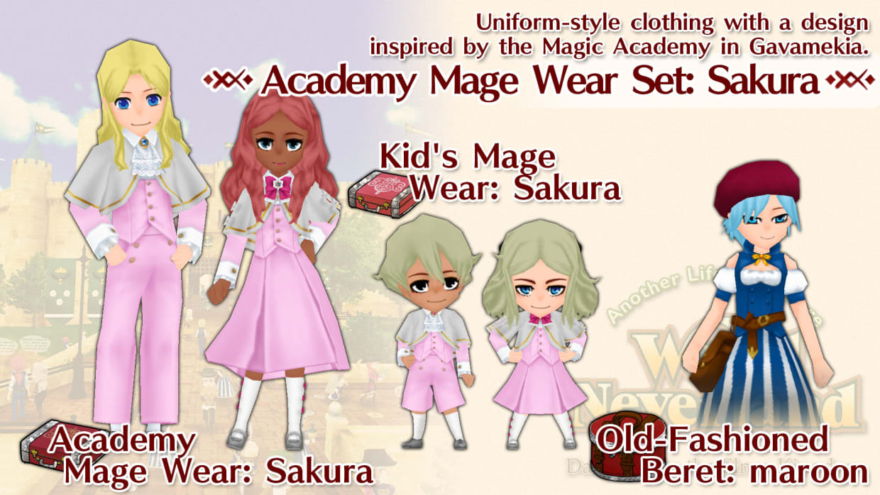 Academy Mage Wear Set Sakura For Nintendo Switch Nintendo Official Site 