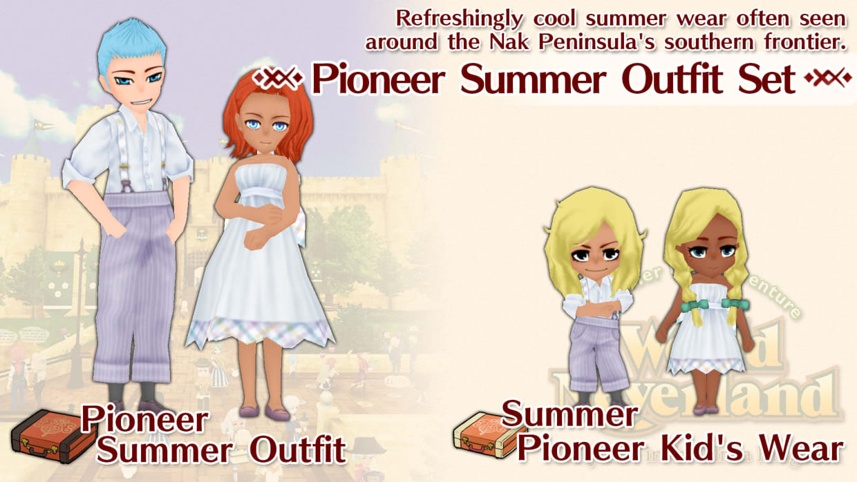 Pioneer Summer Outfit Set 1
