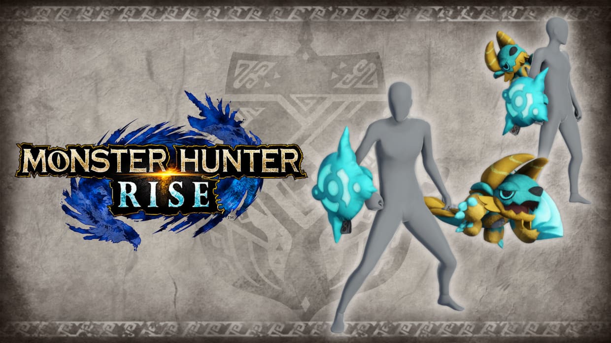 "Stuffed Zinogre" Hunter layered weapon (Sword & Shield) 1