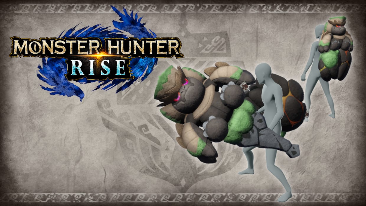 "Stuffed Garangolm" Hunter layered weapon (Charge Blade) for Nintendo