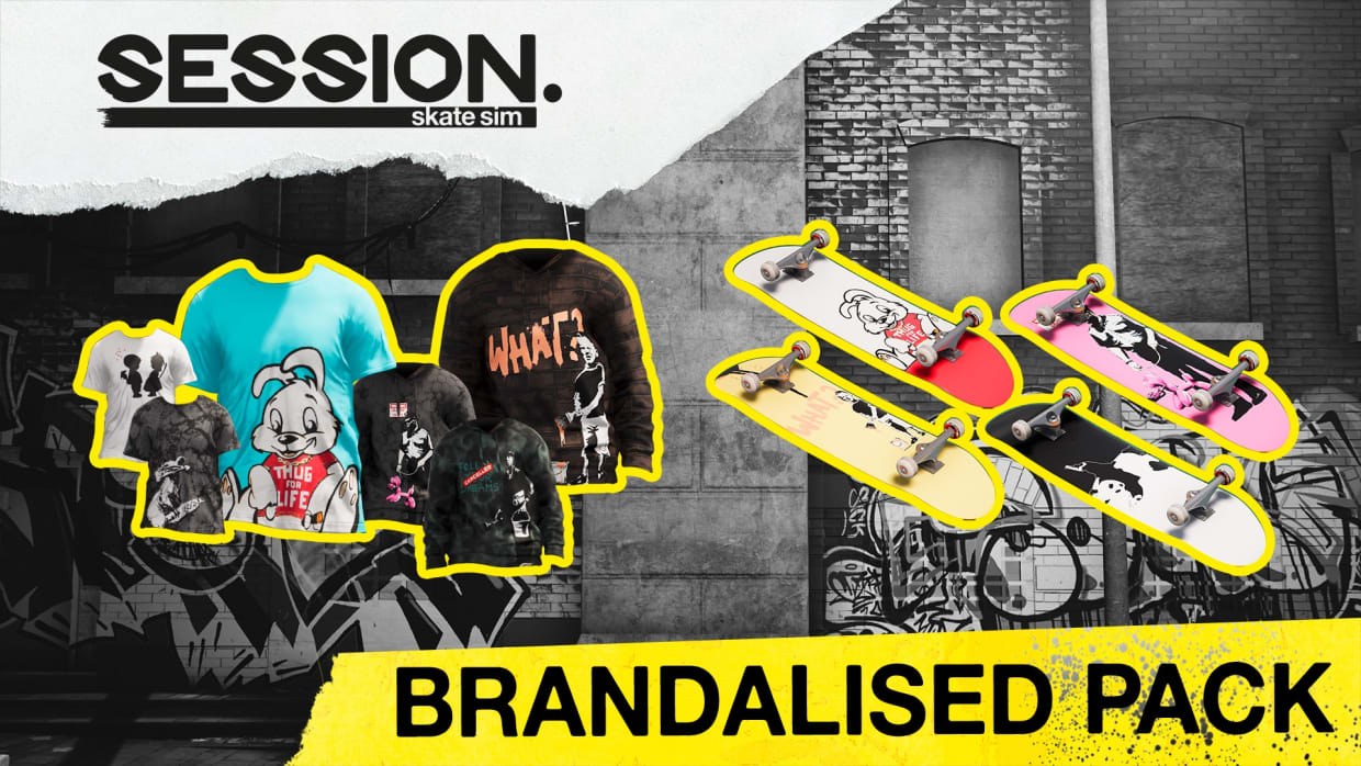 Session: Skate Sim Brandalised® Pack 1