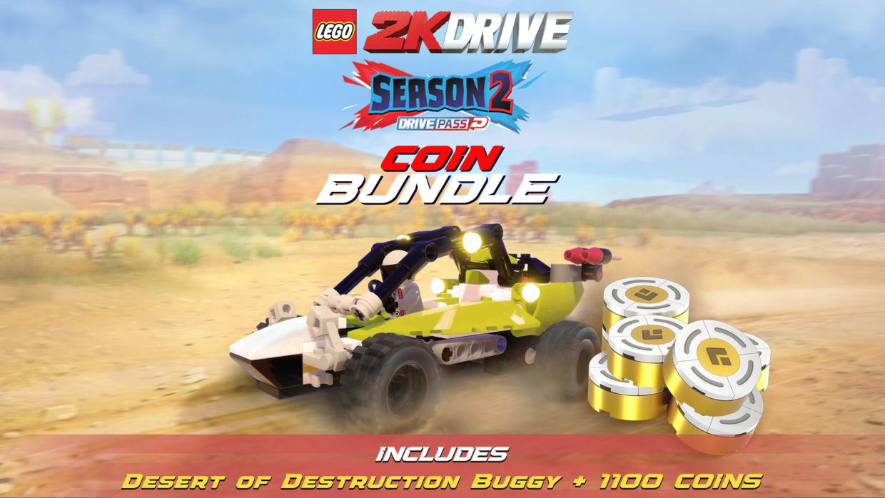 Pacote de Moedas da 2ª Temporada do LEGO® 2K Drive 1