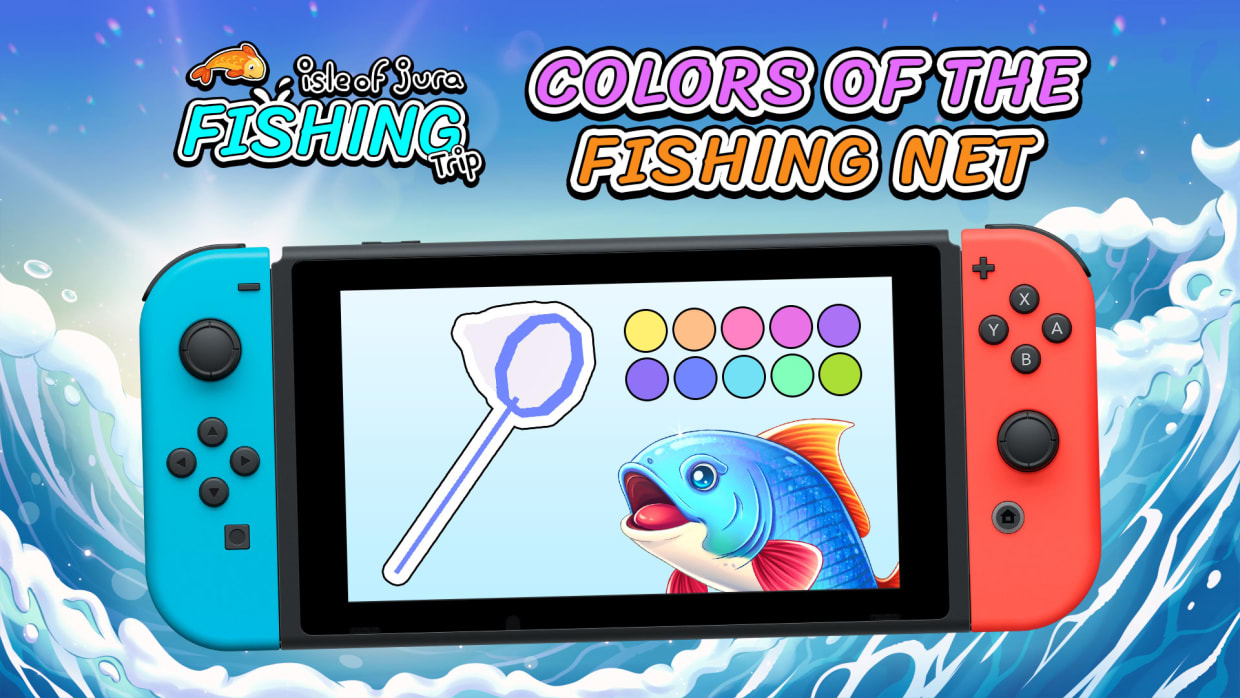 Colors of the fishing net for Nintendo Switch - Nintendo Official Site