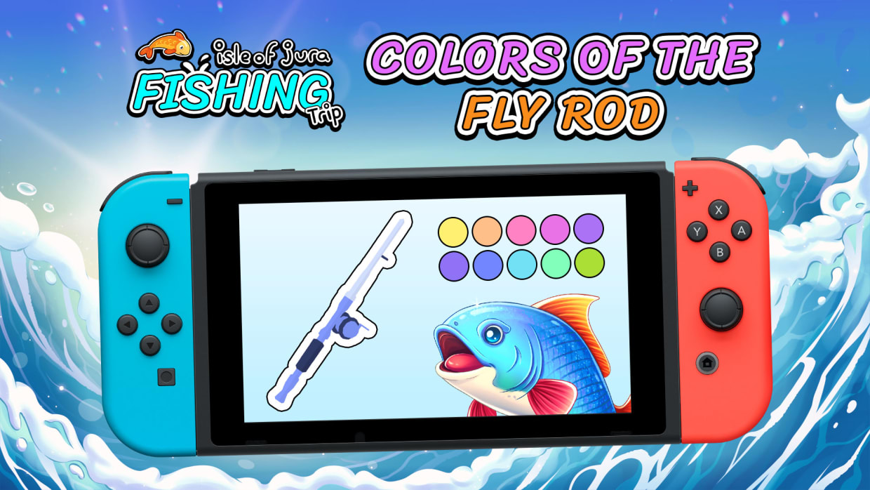 Colors of the fly rod 1