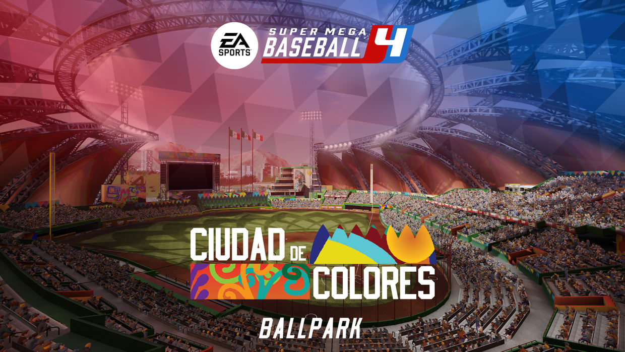 Estadio Ciudad de Colores de Super Mega Baseball™ 4 1