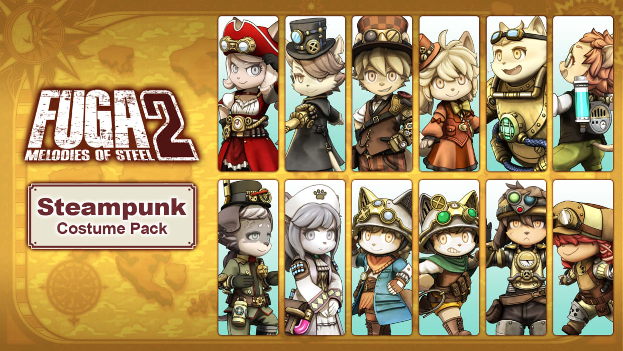 Fuga Melodies of Steel 2 Steampunk Costume Pack for Nintendo Switch