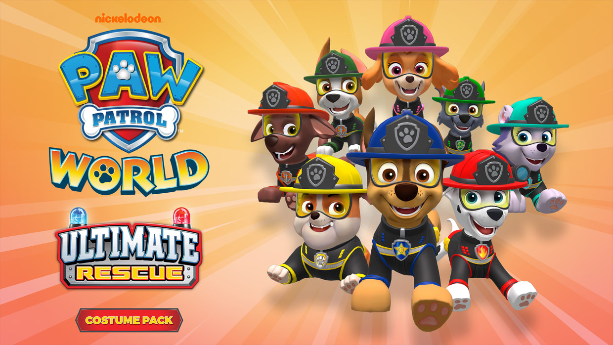 Mundo da PAW Patrol Patrulha Canina - Ultimate Rescue - Pacote de roupas 1