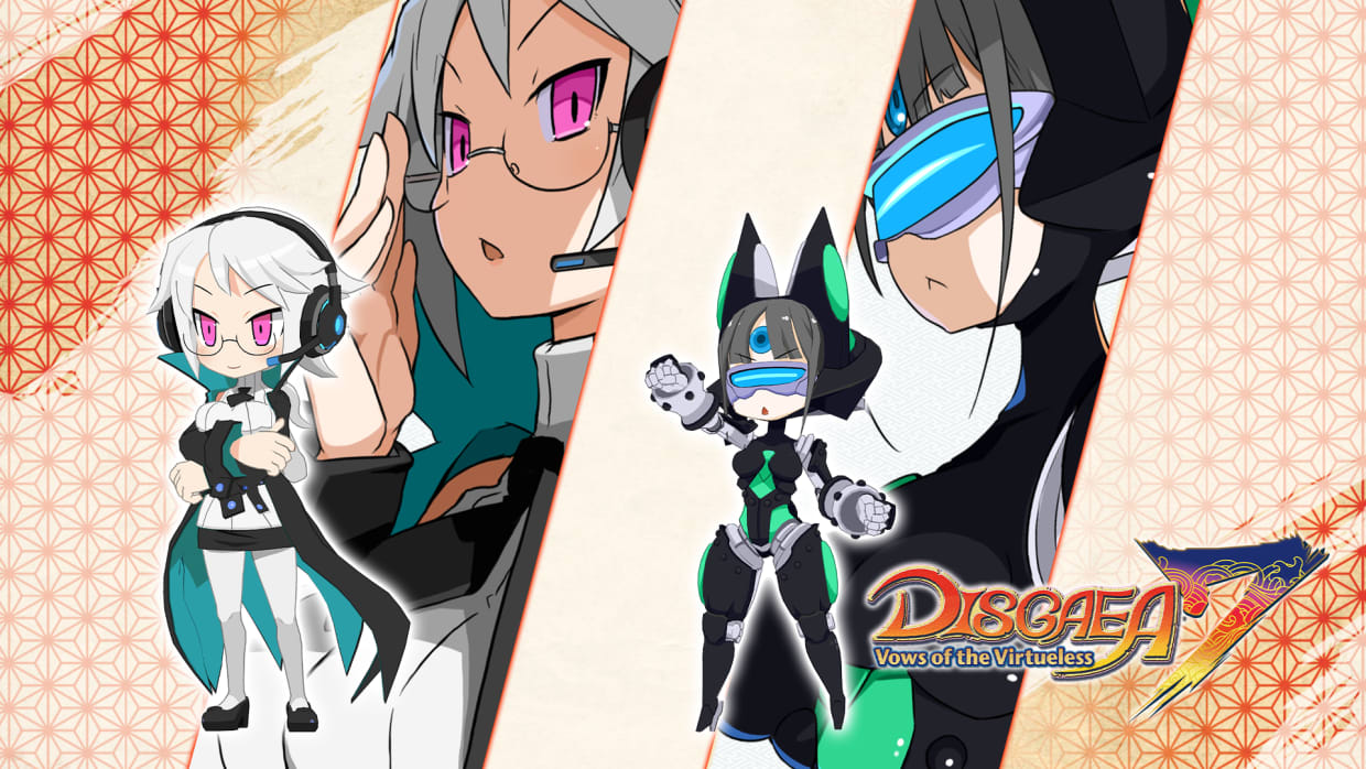 Gamer Professor & Mecha Girl Costumes 1