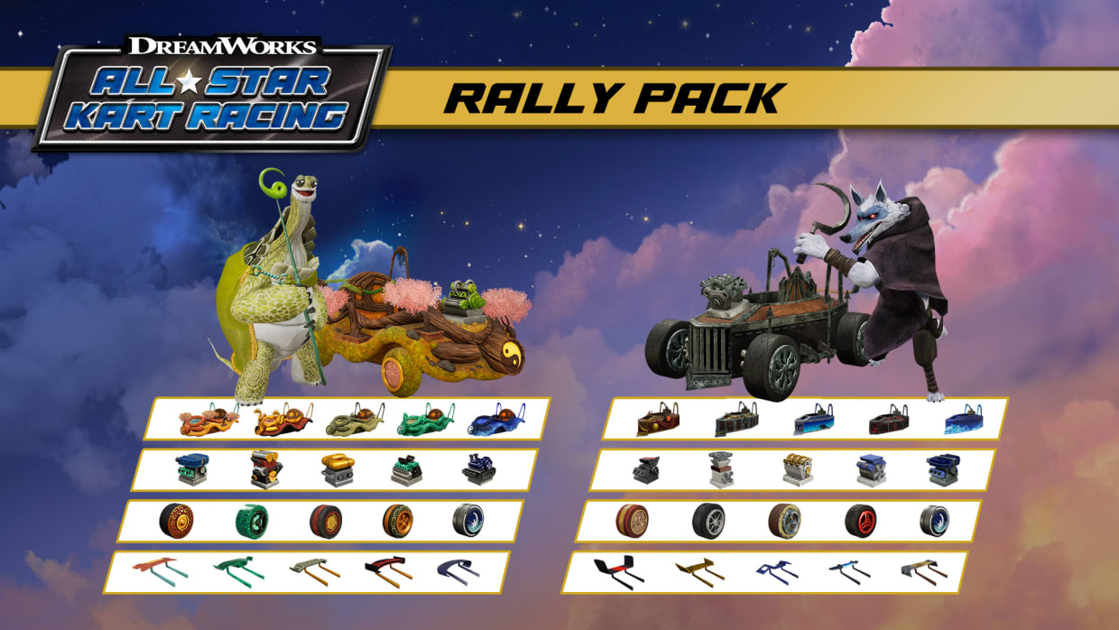 DreamWorks All-Star Kart Racing Rally Pack 1