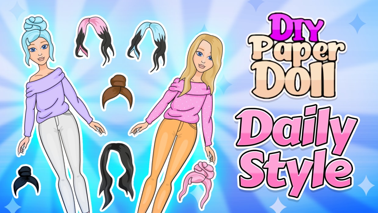 DIY Paper Doll: Daily Style 1