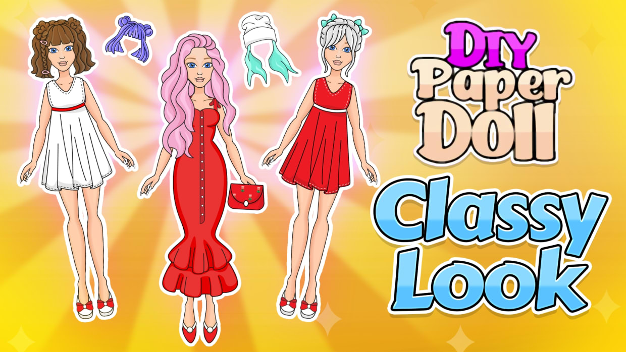 DIY Paper Doll: Classy Look 1