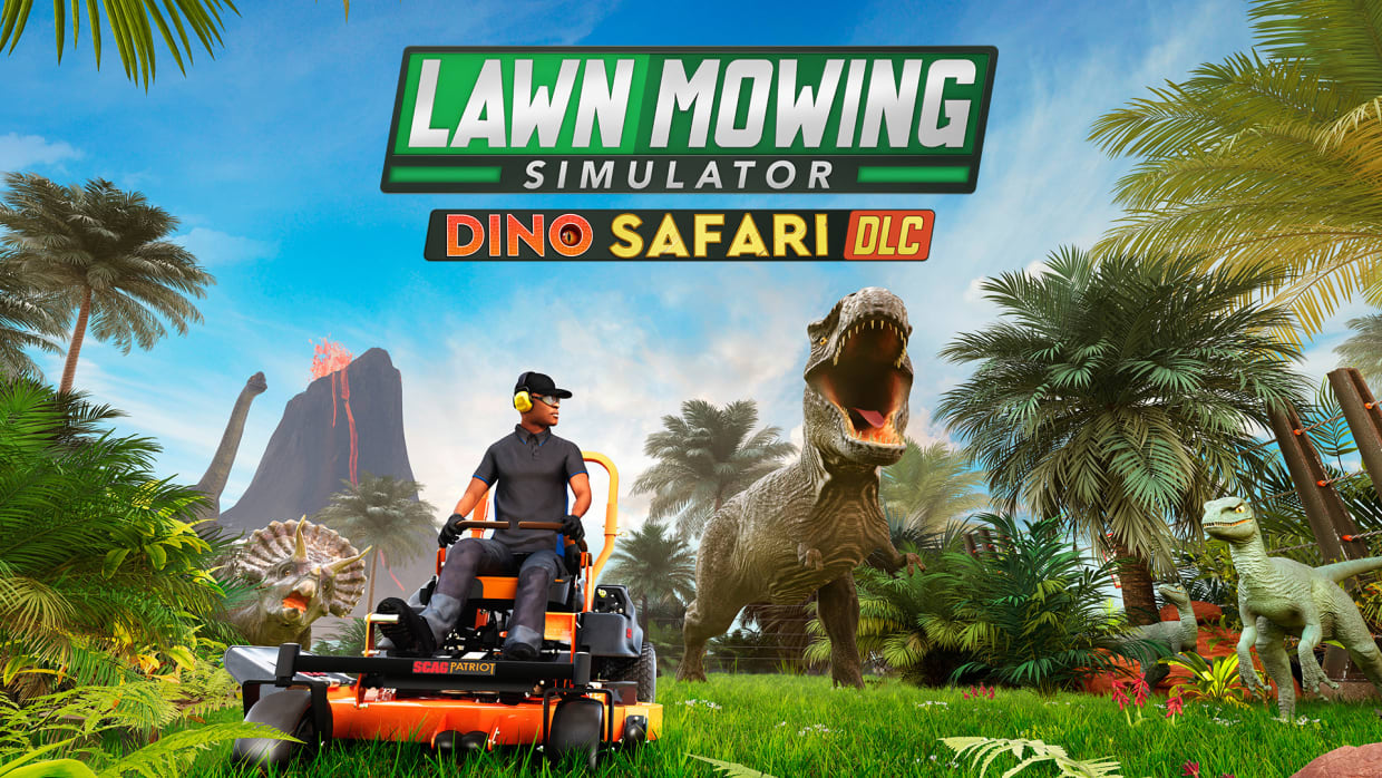 Lawn Mowing Simulator - Dino Safari DLC 1