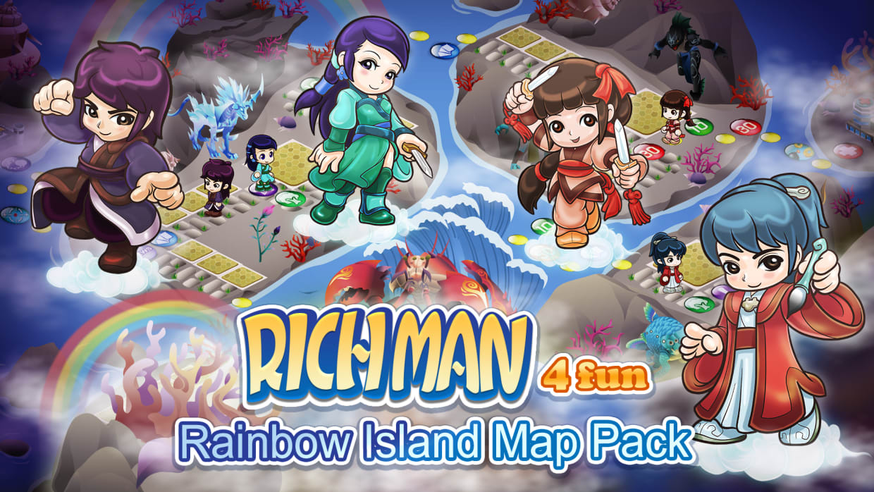 Rainbow Island Map Pack 1