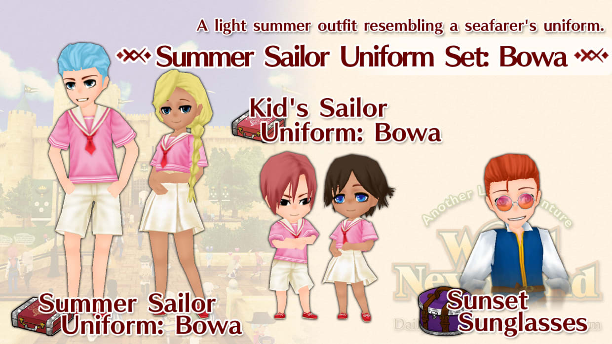 Summer Sailor Uniform Set: Bowa 1