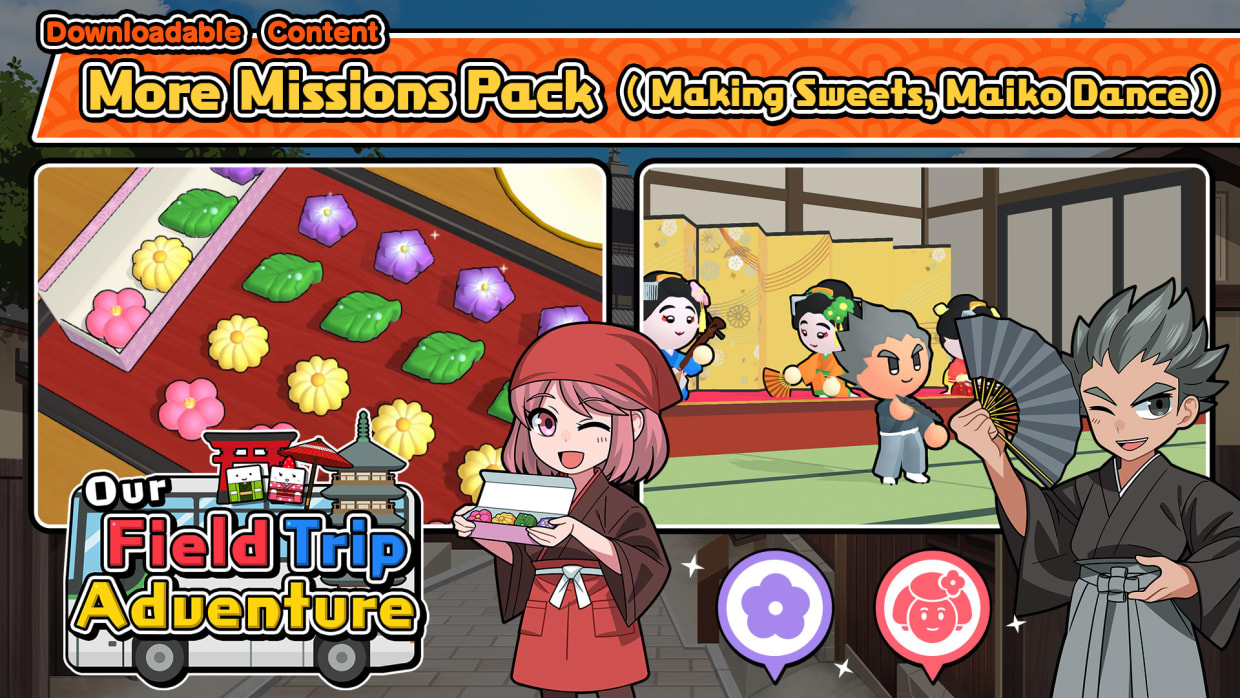 More Missions Pack (Making Sweets, Maiko Dance) 1